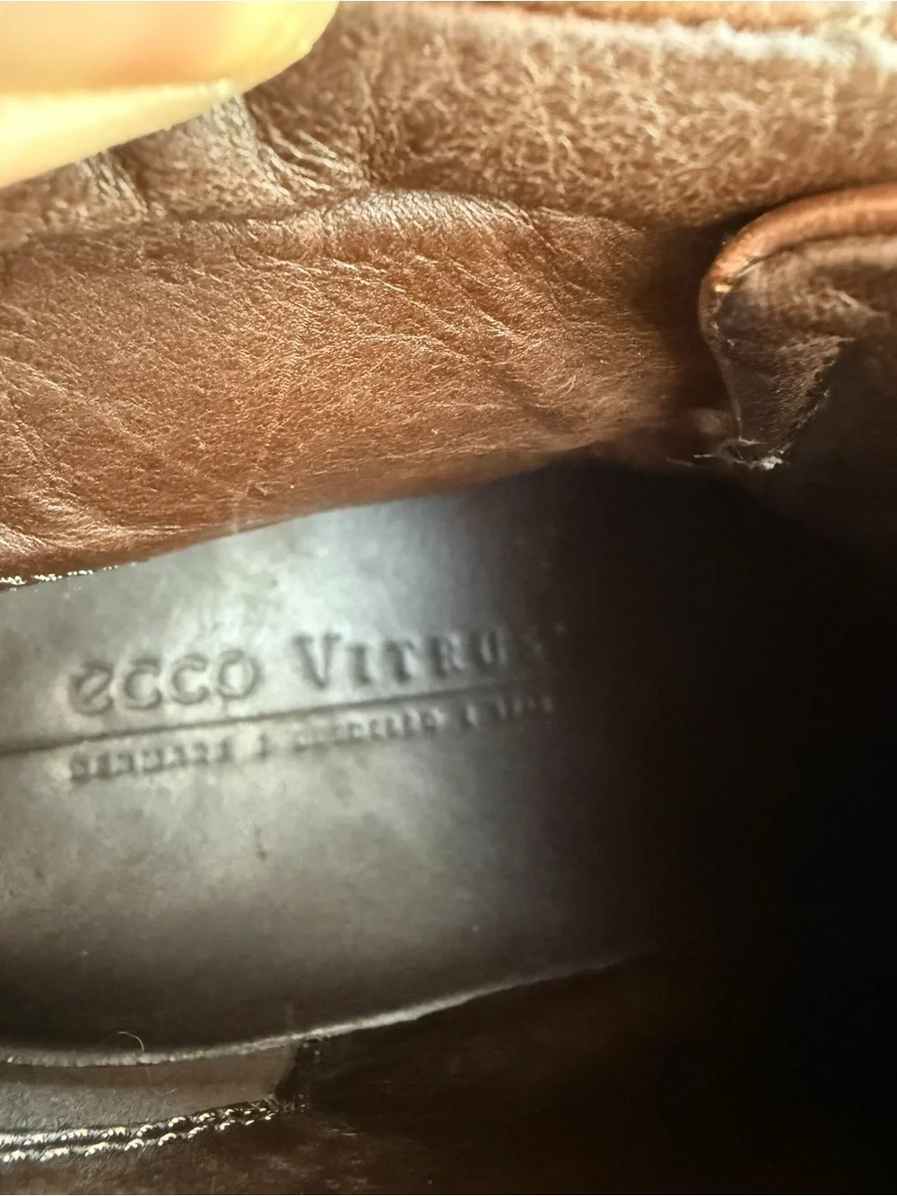 Ecco Men's Brown Leather Chukka Brogue Boots
